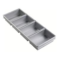Focus Products Group 904585 Bread Pan Set, 4 Strap,
Aluminized Steel - 26" x 9-1/4" *Discontinued*