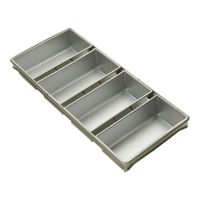 Focus Products Group 904245 Strapped Bread Pan, Four Loaf,
Metal - 21-7/8" x 9-1/4" x 2-3/4"