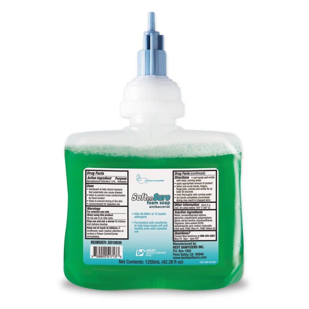 ANTIBAC FOAM SOAP 1.25LTR (6)