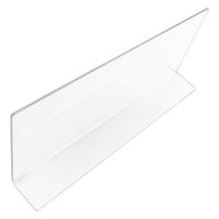 Borray's Plastics DIV-3664 Divider, Clear, Plastic - 36" x
6" x 4"