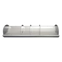 Borray's Plastics DIVIER6PETG Divider, Clear, Plastic - 6"