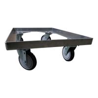 Sheet Pan Dolly 800#, Stainless Steel, Full Size - 19" x 27"
x 7"