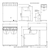 Bunn 37600.0002 Twin Infusion Series BrewWISE DBC Coffee
Brewer, Stainless Steel - 120V