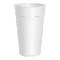 Dart 44TJ32 J Cup, Insulated, White, Styrofoam - 44 oz - Bargreen