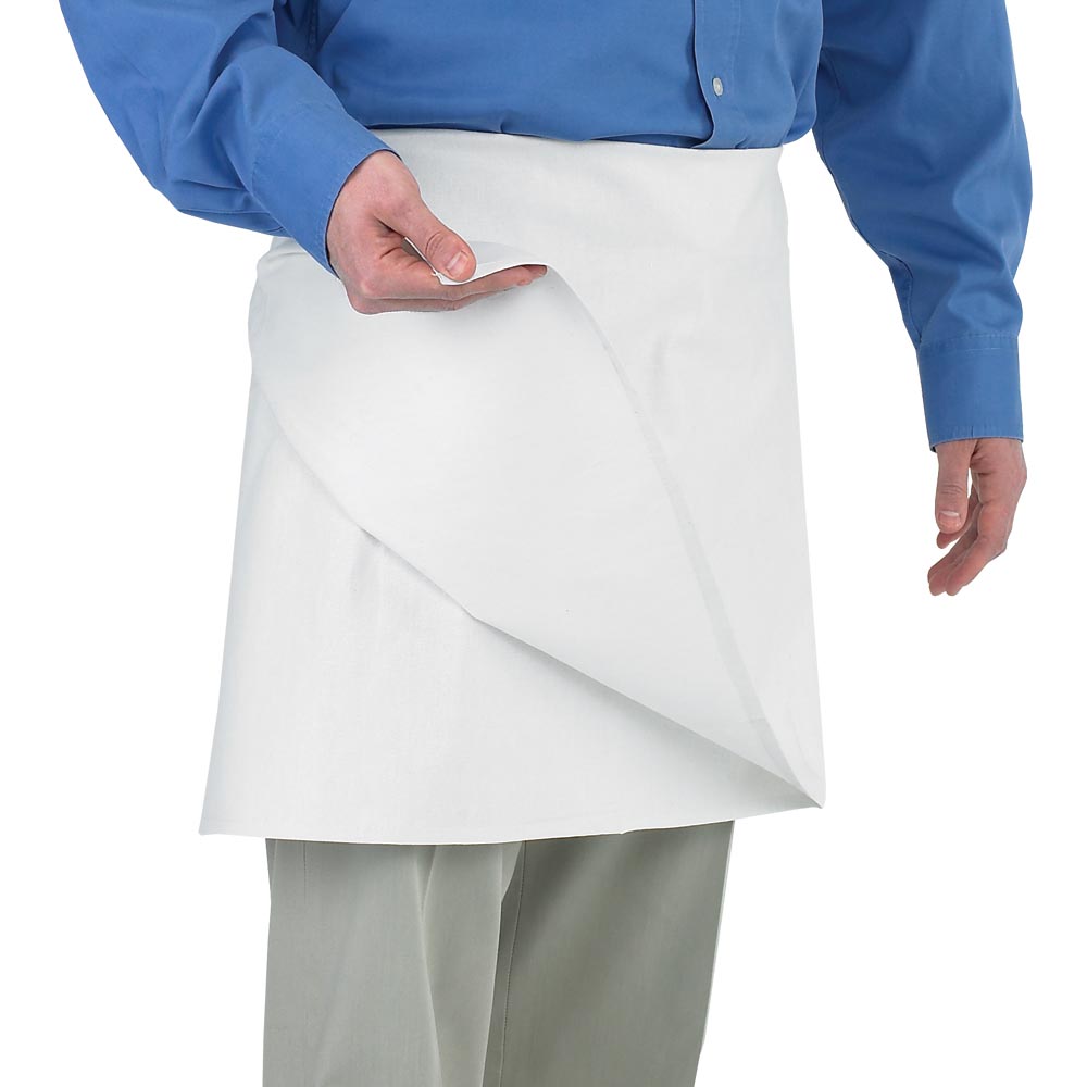 4 WAY 34" X 34" WHITE APRON