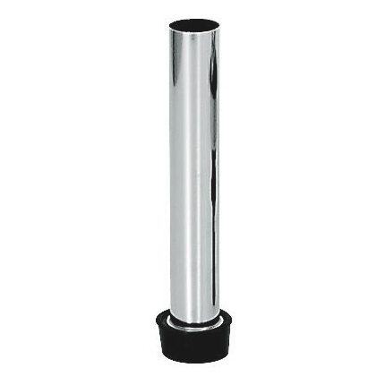 7" OVERFLOW TUBE 1 3/4" CHROME