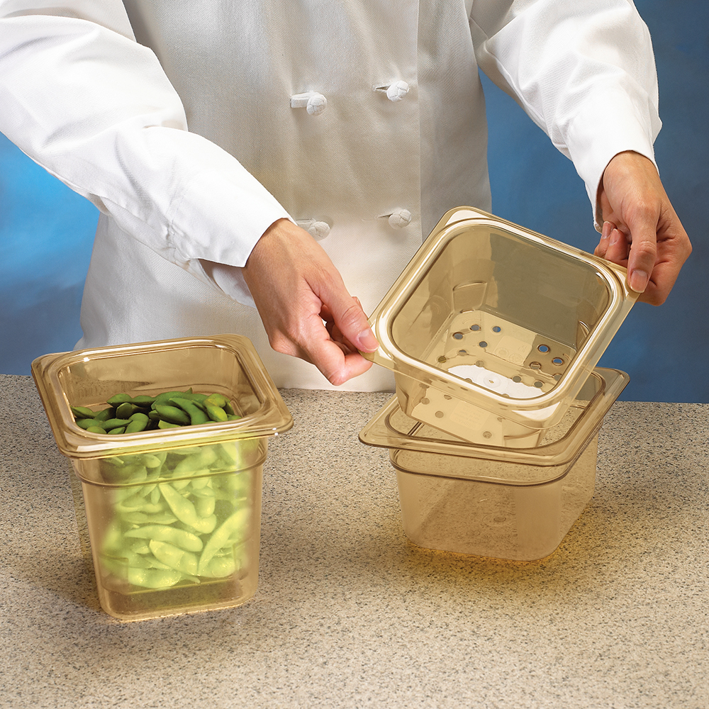 1/6 SZ H PAN 6" AMBER (6)