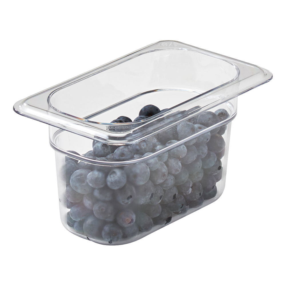 1/9 SIZE PAN X 4" DEEP CLR (6)