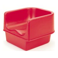 Cambro 100BC158 Booster Seat, Red, Single (w/o Strap) -
11-5/8" x 8-1/8" x 11-1/4"