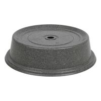 Cambro 1012VS191 Versa Camcover Plate Cover, Round, Granite
Gray, Fiberglass - 10-3/4" x 2-2/3"
