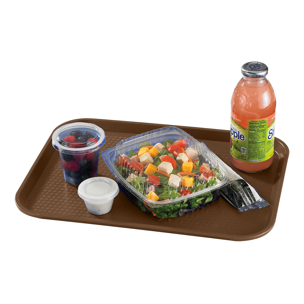 FAST FOOD TRAY 12X16 BROWN