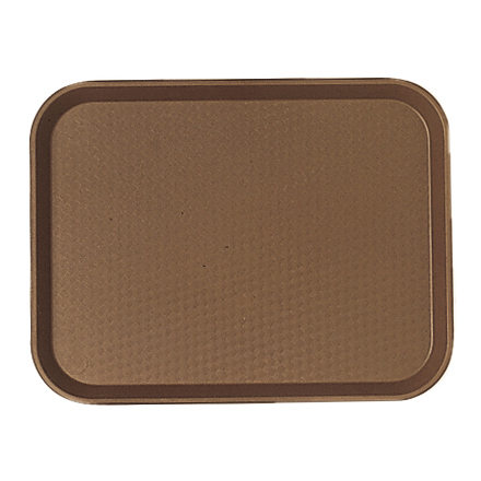 FAST FOOD TRAY 12X16 BROWN