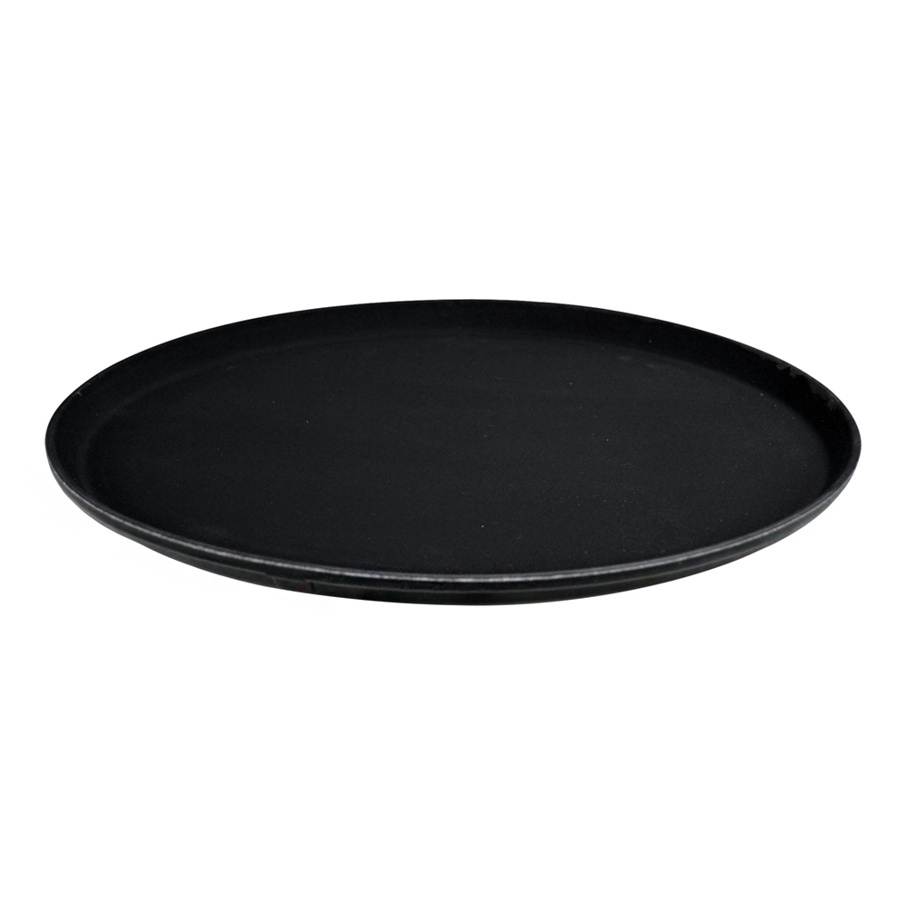 14" RND CAMTREAD TRAY BLK (12)