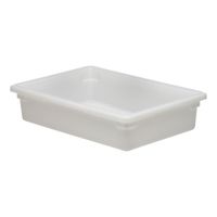 Cambro 18266P148 Food Storage Box, White, Plastic, Full Size
- 8-3/4 gal - 6" x 26" x 18"