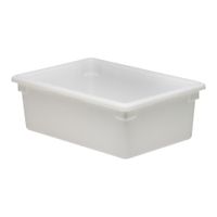 Cambro 18269P148 Food Storage Container Box, White, Plastic,
Full Size - 9" x 18" x 26" - 13 gal