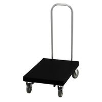 Cambro 2030UT110 Utility Truck W/Chrome Handle, Black,
Plastic - 32-1/8" x 19-3/4" x 38-1/2"; 600 lb