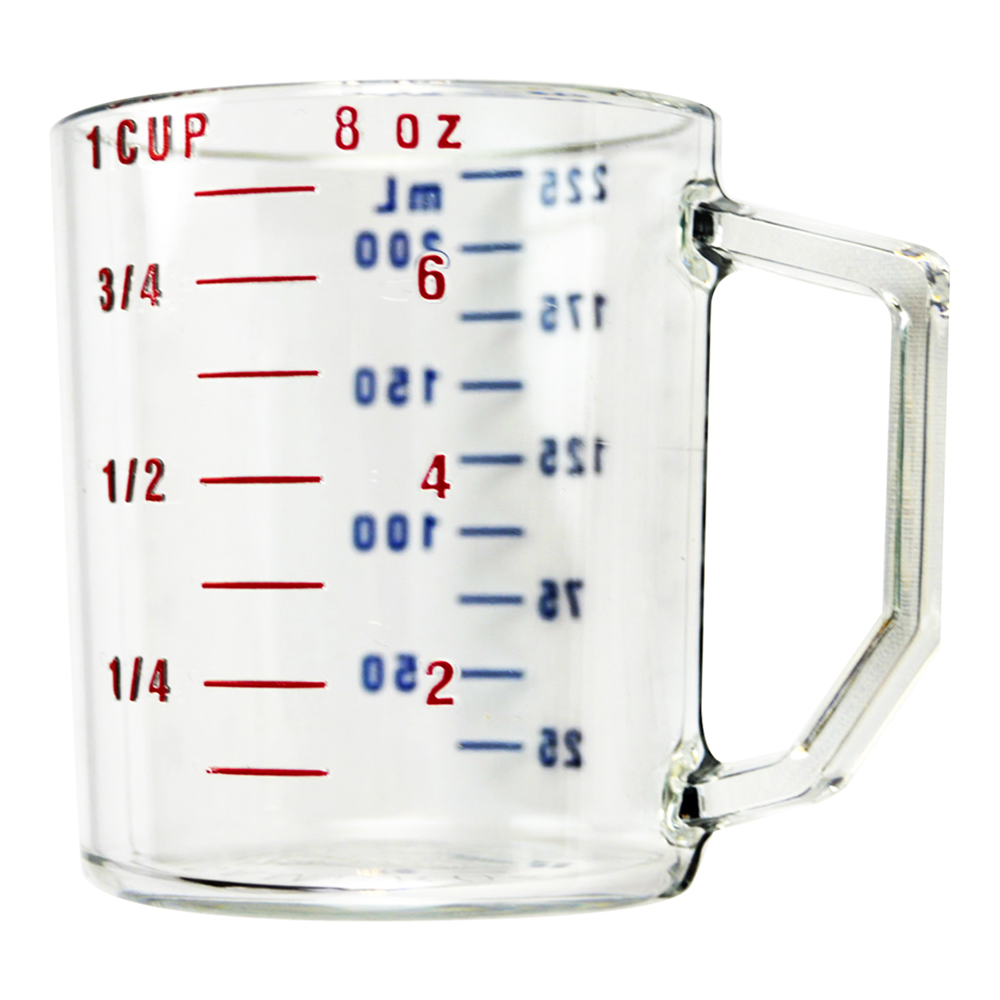 1 CUP PLASTIC MEASURING CUP(12