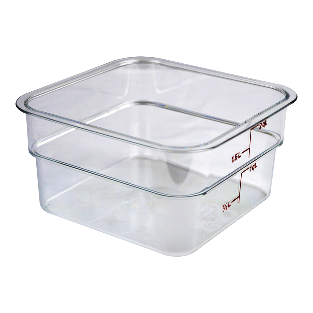 2 QT SQUARE CONT-CLEAR (6)