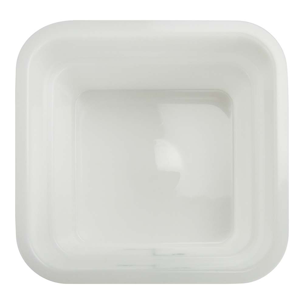 2qt SQ. FOOD CONTAINER-WHT(6)