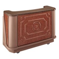 Cambro BAR650DS668 Cambar Portable Bar, Sedona, Plastic -
67-1/2" x 28-1/2" x 47-1/2"