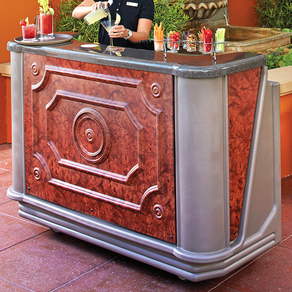 PORTABLE BAR 67 1/2" DECOR