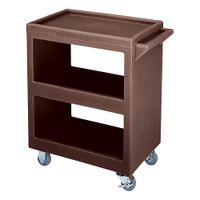 Cambro BC225131 Service Cart, Open Design, (3) Shelves, Dark
Brown, Plastic - 350 lb