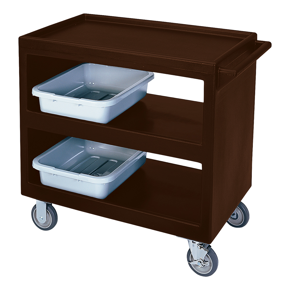 SERVICE CART, OPEN, BROWN (EA)