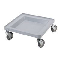 Cambro CDR2020151 Camdolly, W/Out Handle, Soft Gray, Plastic
- 21-3/8" x 21-3/8" x 8"