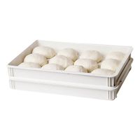 Cambro DB18266CW148 Pizza Dough Box, White, Plastic - 18" x
26" x 6"