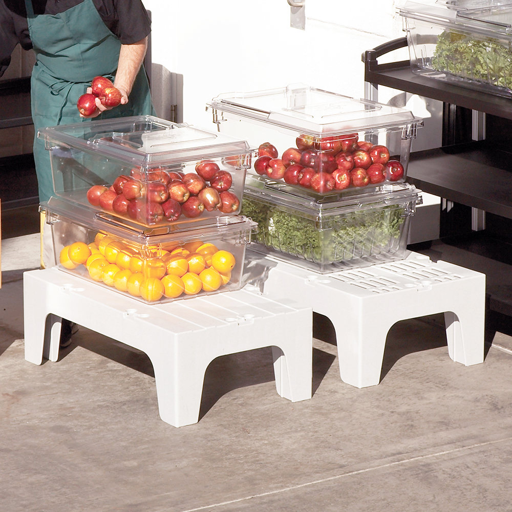 Cambro DRS360480 Slotted Top Dunnage Rack, Speckled Gray, Plastic - 21 ...