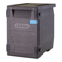 Cambro EPP400SW110 Front Loading Cam GoBox, Black, Plastic -
17-1/4" x 24-3/5" x 25-1/5"