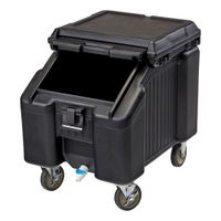 Cambro ICS100L110 Sliding Lid Ice Caddy Mobile, Black,
Plastic - 100 lb; 30-1/4" x 22-1/2" x 28-3/4"