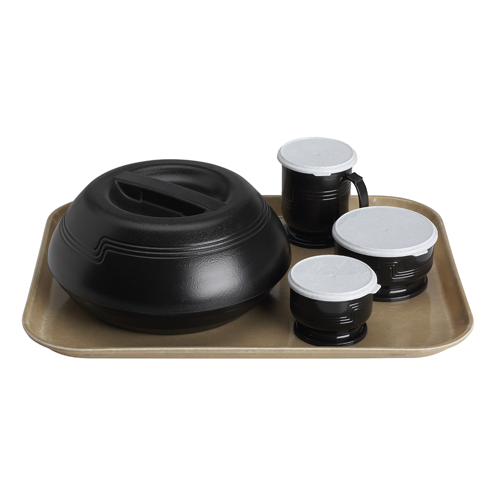 SL DOME F/ 9" PLATE BLACK (1)