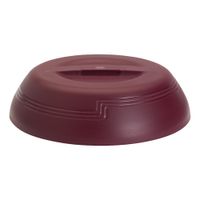Cambro MDSLD9487 The Shoreline Collection Dome, Insulated,
Cranberry, Plastic - 10-1/4" x 2-3/4"