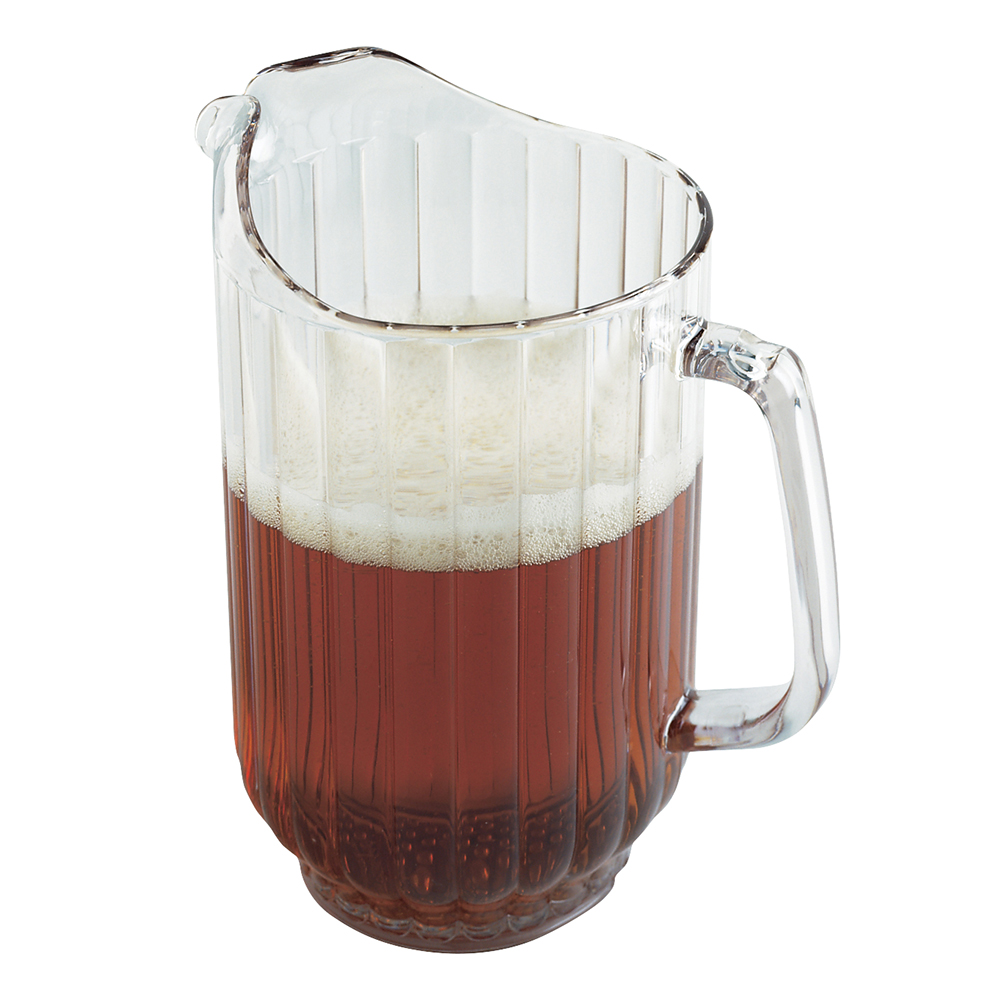 60 OZ CLEAR PITCHER W/LIP (6)
