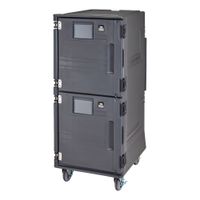 Cambro PCUCC615 Pro Cart Ultra Cold Food Pan Carrier,
Electric, Front Loading, Charcoal Gray, Plastic - 110V