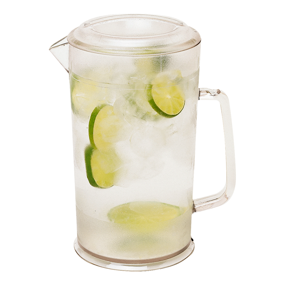 64 OZ COVERED PITCHER-CLEAR(6)