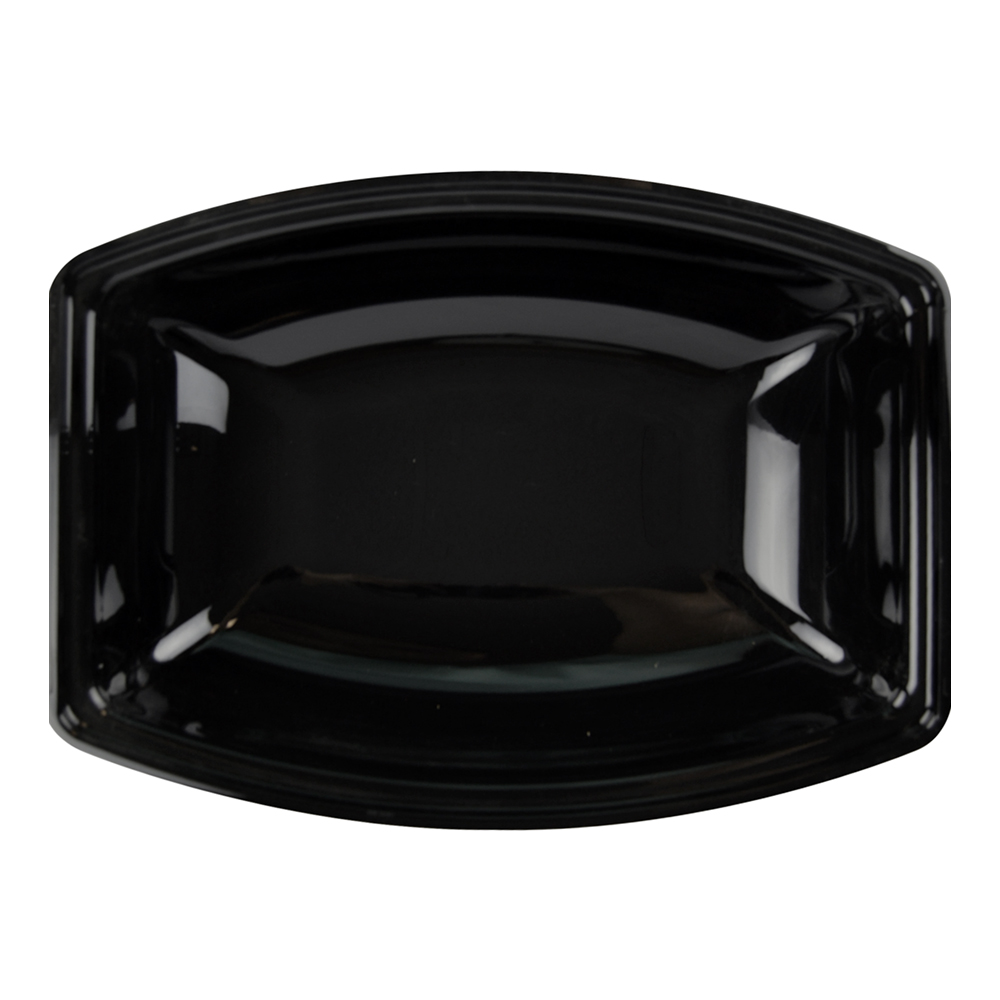 10"X14" RIBBED BOWL BLACK (4)@