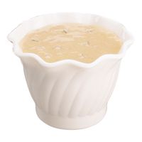 Cambro SRB5CW148 Camwear Swirl Serving Bowl, White, Plastic
- 5 oz