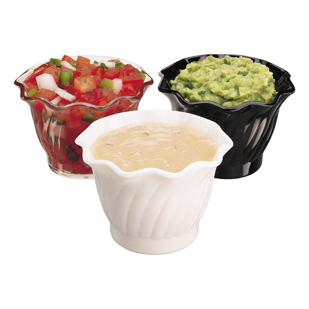 SWIRL BOWL,5OZ,WHITE(24)