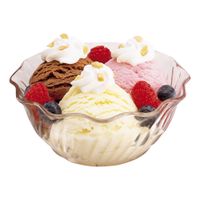 Cambro SRB13CW135 Camwear Swirl Serving Bowl, Clear, Plastic
- 13 oz