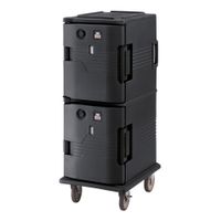 Cambro UPC800110 Ultra Camcart for Food Pan, Black, Plastic
- 20-1/2" x 54" x 27-1/8"