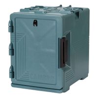 Cambro UPCS400401 Camcarrier Ultra Pan Carrier, Front
Loading, Slate Blue, Plastic - 26-1/4" x 18" x 25"