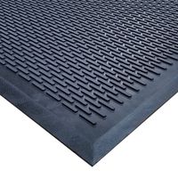 Cactus Mat 1625-C35 Ridge-Scraper Safety Mat, Black,
Heavy-Duty Rubber - 3' x 5' x 3/8" thick