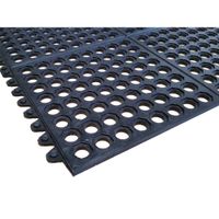 Cactus Mat 2523-C VIP Prima 2523 Connecting Mat, Black,
Rubber - 3' x 3'