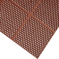 Cactus Mat 2535-B36 Honeycomb Anti-Slip & Anti-Fatigue Mat,
Brown, Rubber - 3' x 6' x 9/16" thick