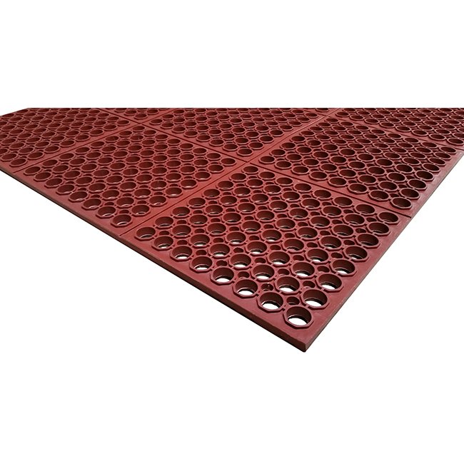 ANTI-FATIGUE FLOOR 3'X5' RED