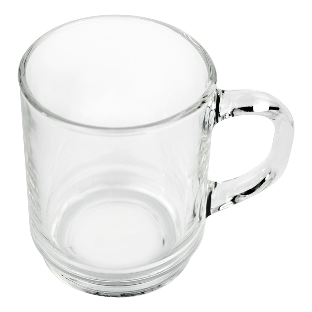 8 1/2 OUNCE CLEAR MUG (3)