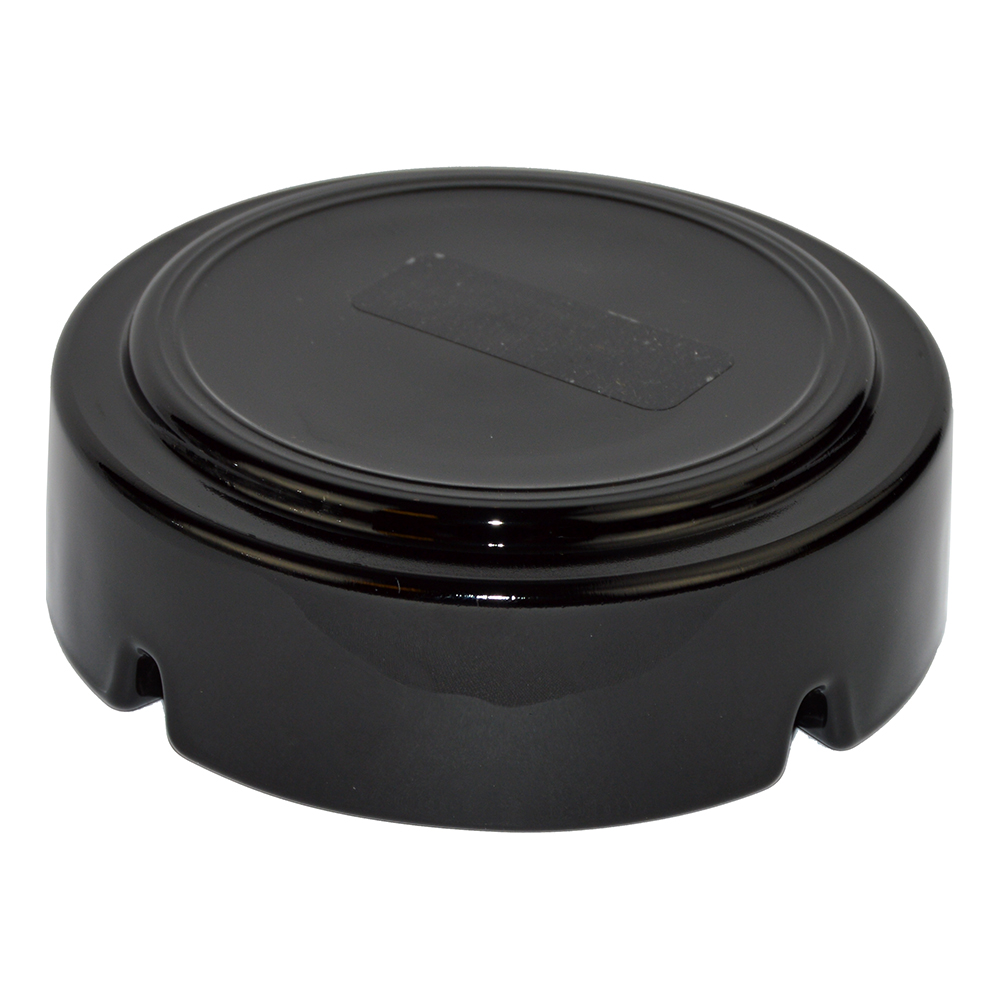 BLACK ASH TRAY STACK GLASS (2)