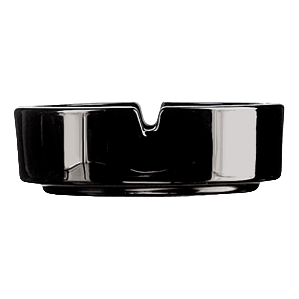 BLACK ASH TRAY STACK GLASS (2)
